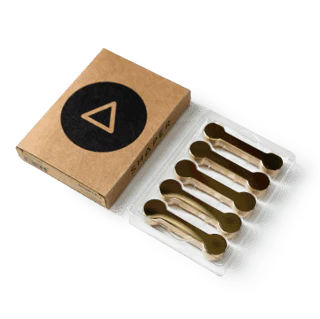 Shaper SJ2-B-5-2000X500 Brass Barbells, 5-pack